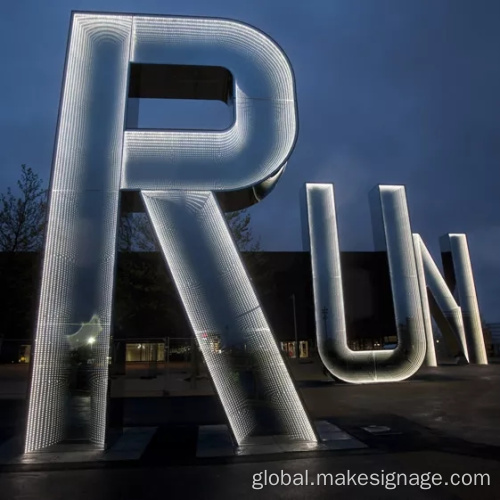 LED Edge Lighting Custom edge-lit signs Manufactory